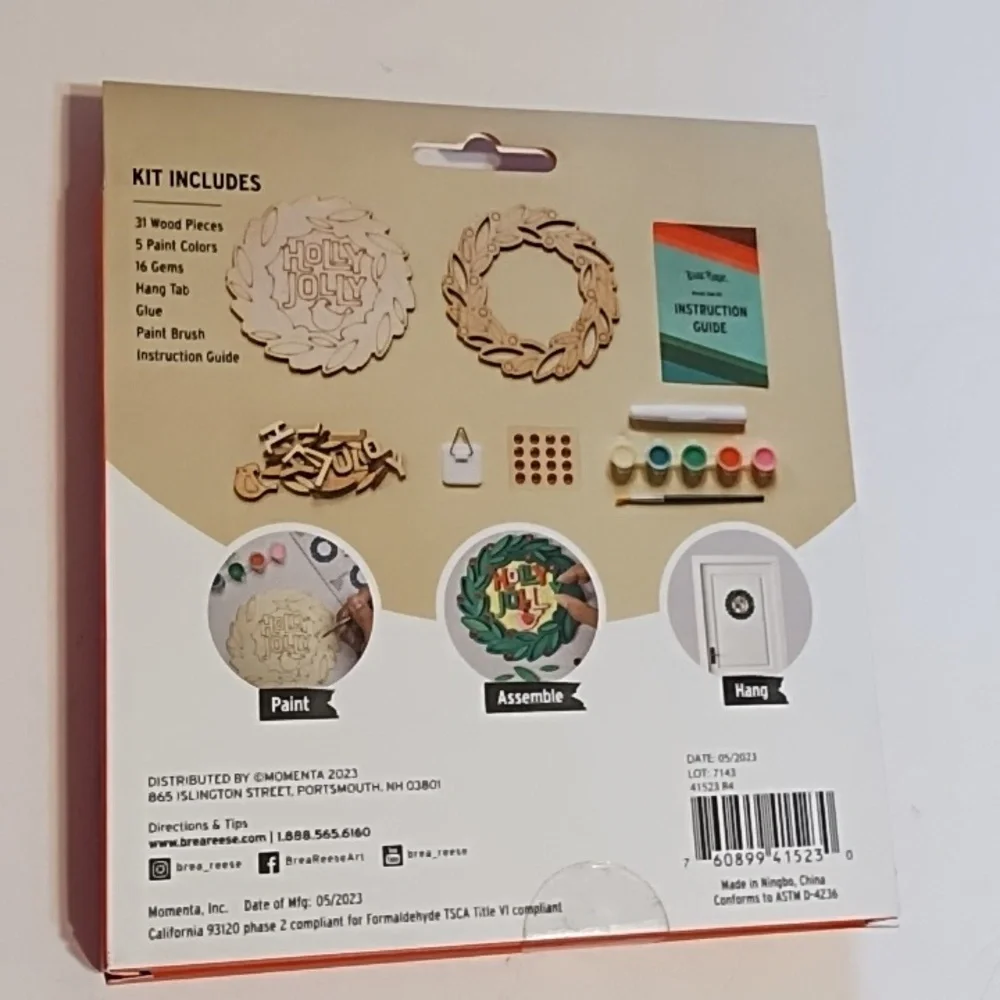 COPY - Nwt Brea Reese 56 PC Layered Wood Sign